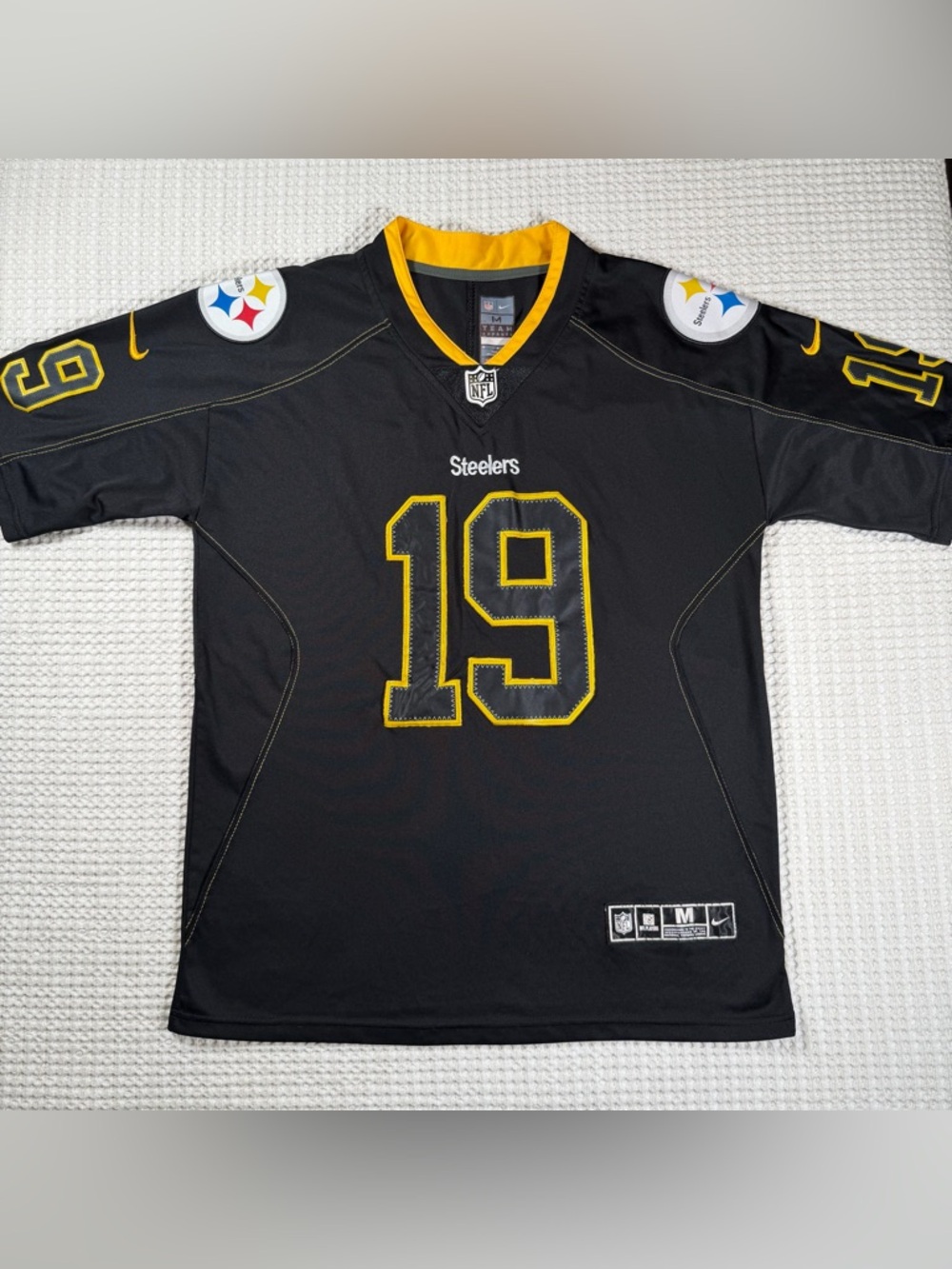 Nike NFL Steelers JuJu Smith-Schuster #19 Jersey Black Men’s Size M